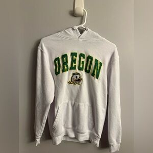 Oregon Ducks White Hoodie – Men’s Small (Colosseum)